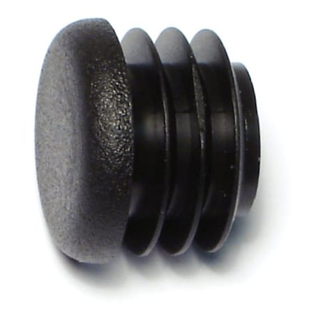 Midwest Fastener 3/4" Black Plastic Round Cap Plugs 5PK 76661